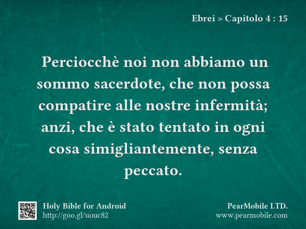 Ebrei, Capitolo 4:15